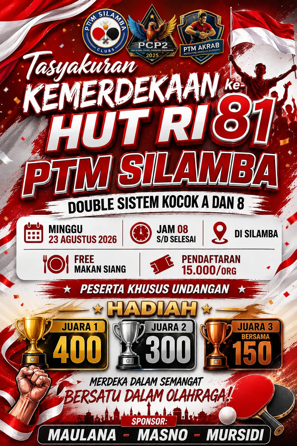 Brosur pertandingan